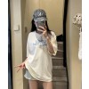 루이 비통/루이 비통 24SS 자수 레터 반소매 스몰 블루 플라워
