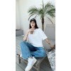 디올 클래식 CD 자수 레터 쇼트 슬리브