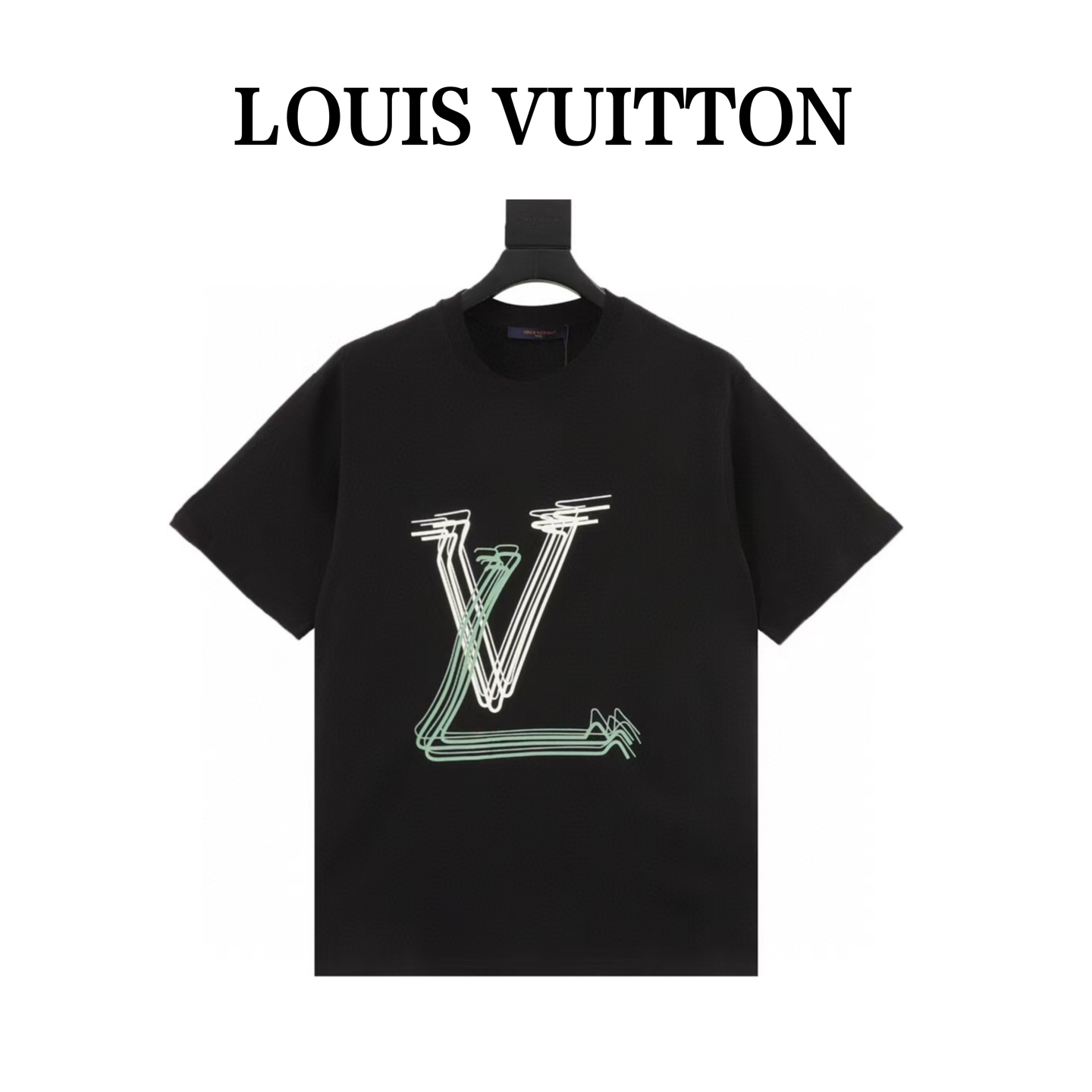 루이 비통 루이 비통 뉴 프린트 쇼트 슬리브 LV