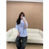 아세튜디오스 24SS 그라데이션 모티드 1996 레터 프린트 쇼트 슬리브 셔츠