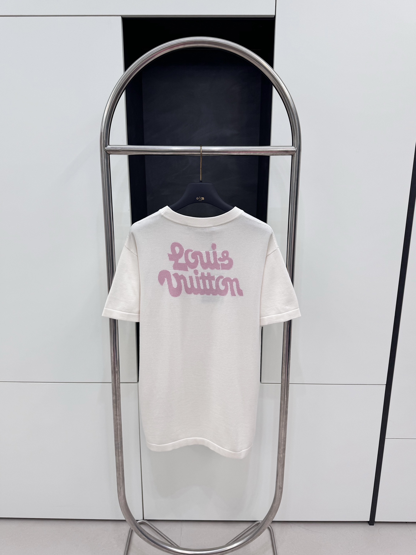 LV x yler 2024SS 이른 봄 자수 니트 쇼트 슬리브 셔츠