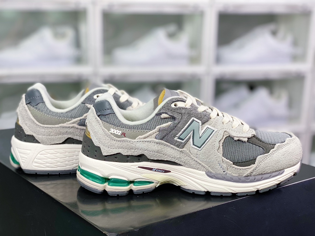 NB ML2002 시리즈 레트로 팝 스타일 캐주얼 스포츠 조깅화 “구름과 비 회색 깨진 단계 M2002RDA 