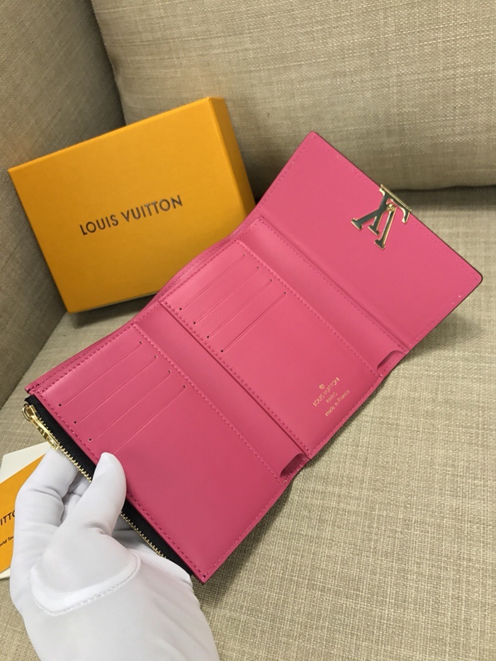  Louis Vuitton 루이비통 카푸신 컴팩트월릿 M62157 LV 여자지갑 5117