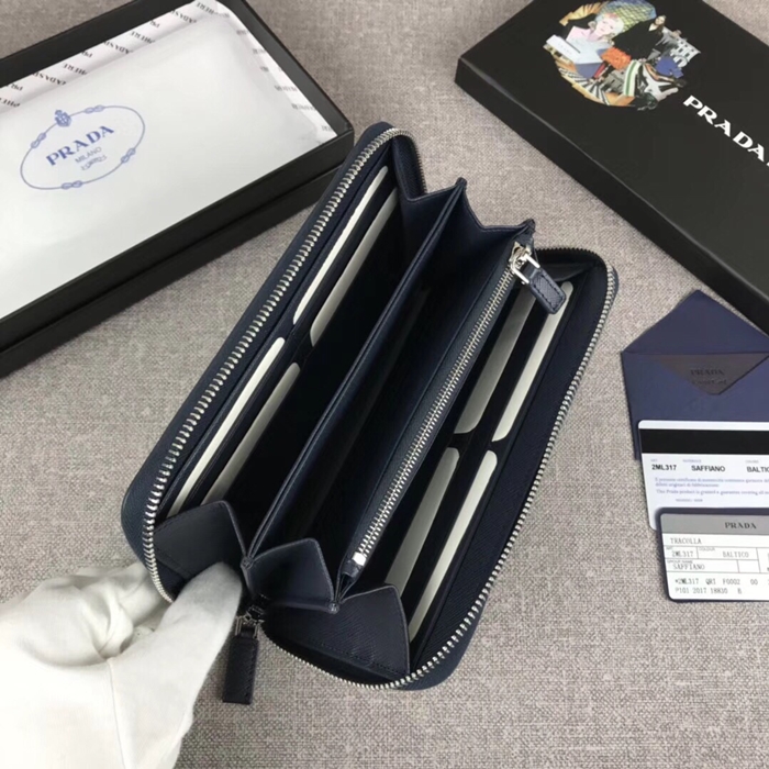 프라다 2ML317 지퍼 장지갑 남자지갑 PRADA 4045