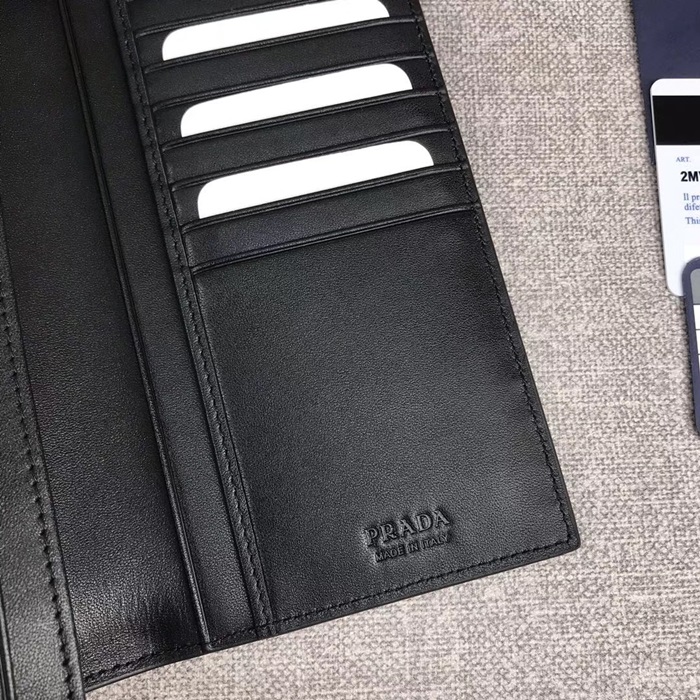Prada 2020 Saffiano Mens Wallet, 2MV836 - 프라다 2020 사피아노 남성용 장지갑,PRAW0154,19CM.블랙