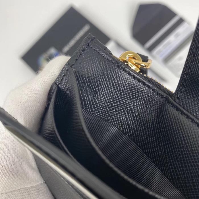 Prada 프라다 사피아노 Saffiano Ladies Card Purse, 1MC038 - 프라다 2020 사피아노 여성용 카드 퍼스,PRAW0165,12CM.색상5가지