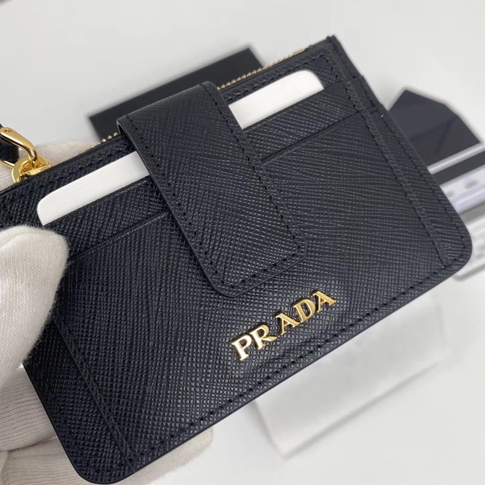 Prada 프라다 사피아노 Saffiano Ladies Card Purse, 1MC038 - 프라다 2020 사피아노 여성용 카드 퍼스,PRAW0165,12CM.색상5가지