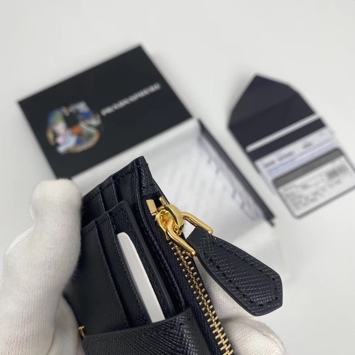 Prada 프라다 사피아노 Saffiano Ladies Card Purse, 1MC038 - 프라다 2020 사피아노 여성용 카드 퍼스,PRAW0165,12CM.색상5가지