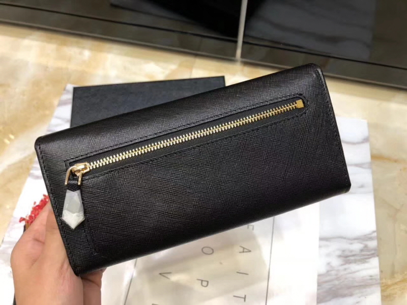 Prada 프라다 여성용 모노크롬 장지갑 블랙,레드,핑크