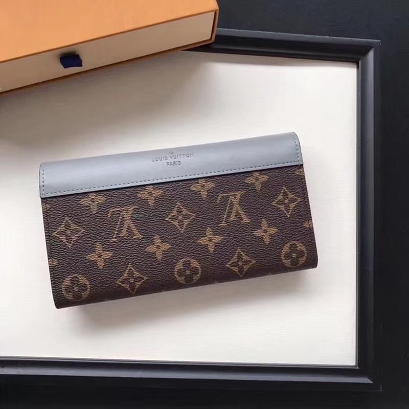 Louis Vuitton 2020 여성용 사라 롱월릿 그레이