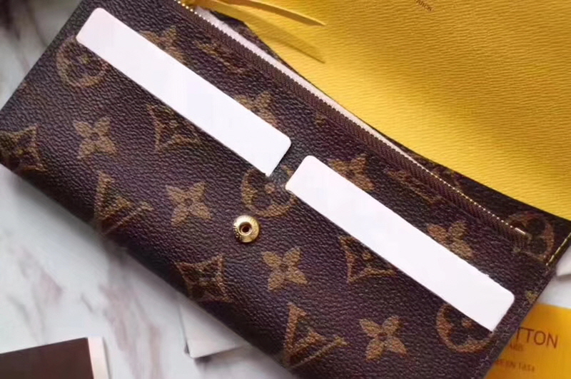 Louis Vuitton 2020 여성용 모노그램 에밀리 롱월릿