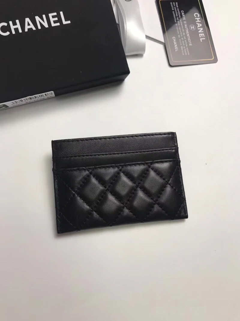 Chanel 2020 여성용 보이 퀄팅 카드홀더 금장,은장