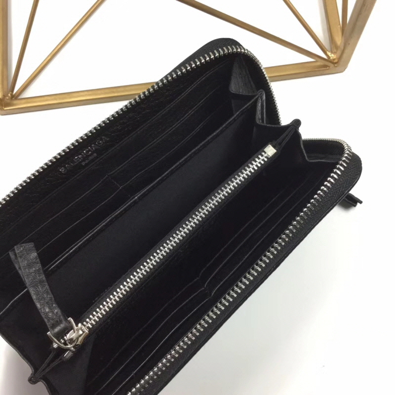 Balenciaga 발렌시아가 남여공용 로고 에브리데이 지퍼장지갑