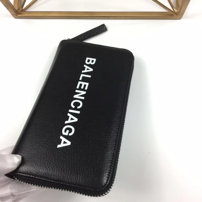 Balenciaga 발렌시아가 남여공용 로고 에브리데이 지퍼장지갑