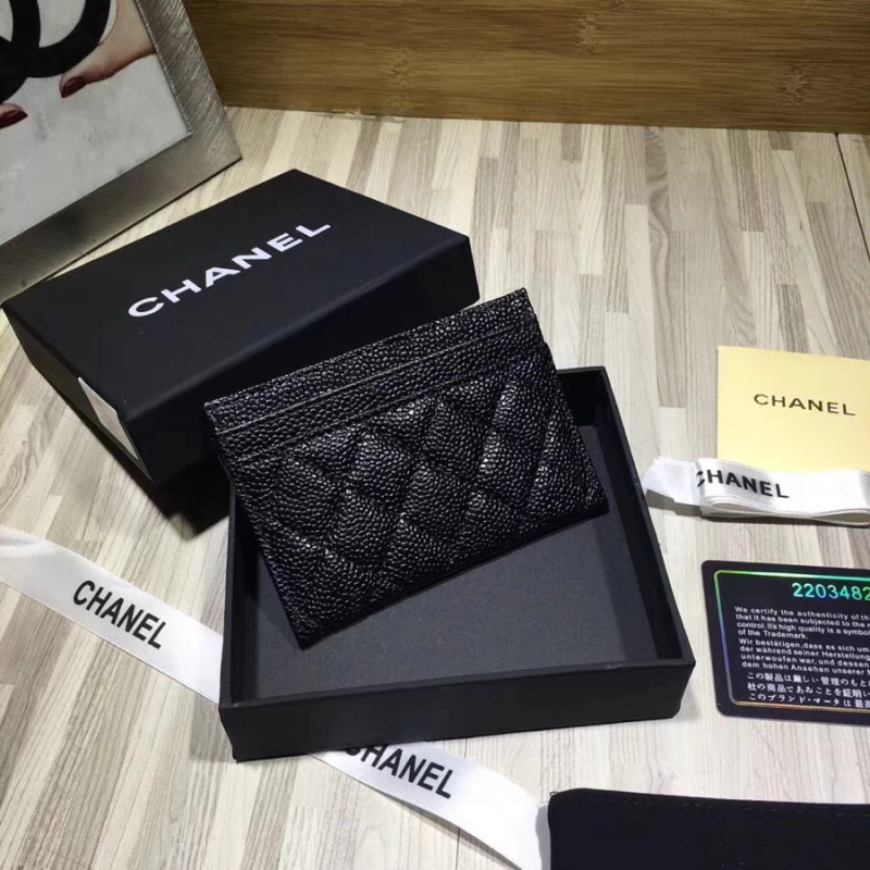 Chanel 2020 여성용 캐비어 보이 카드홀더 색상다양