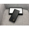 Gucci 구찌 남성용 클래식 반,장지갑 금장블랙