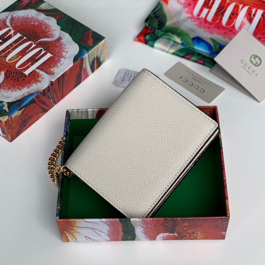 (실사영상) Gucci 구찌 주미 체인 카드 케이스 4가지 컬러