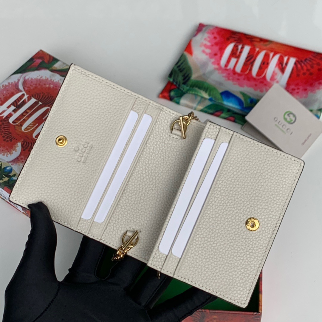 (실사영상) Gucci 구찌 주미 체인 카드 케이스 4가지 컬러