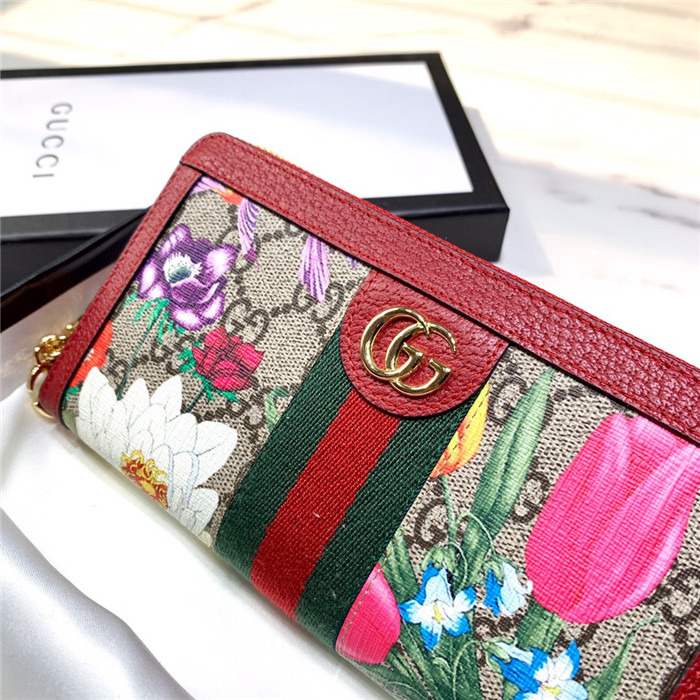 구찌 플라워 오피디아 지퍼 장지갑 523153-1 2020/신상