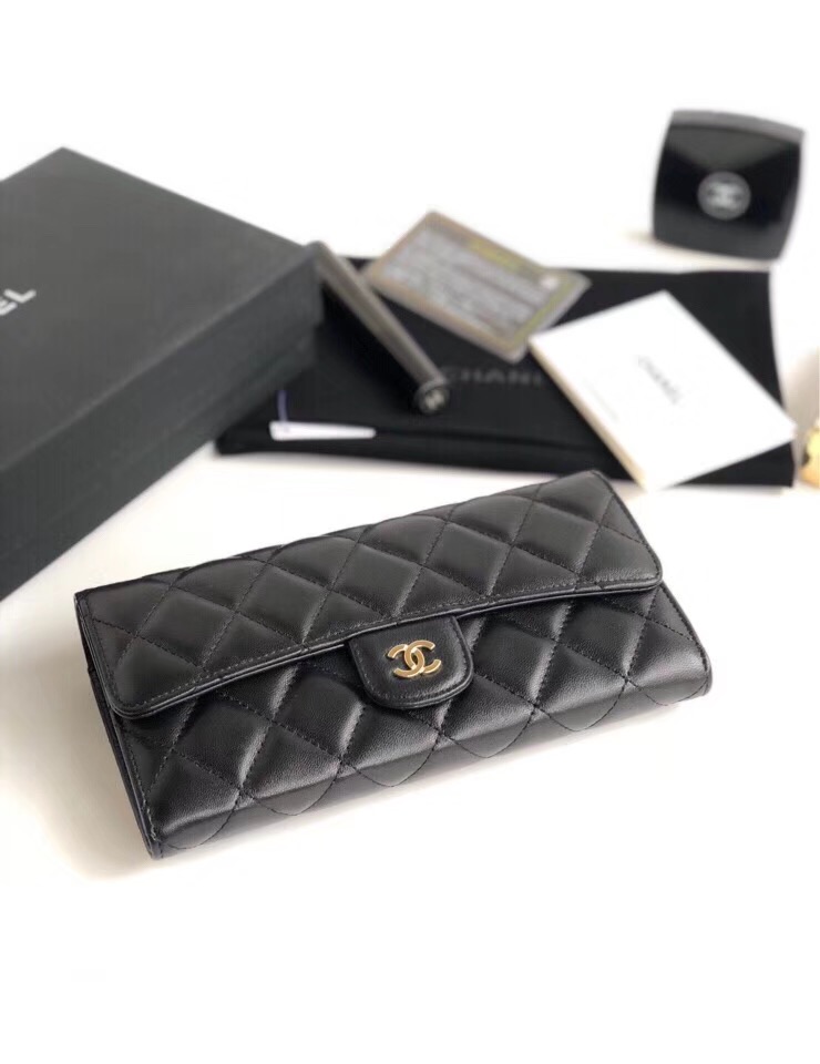 샤넬 장지갑 금장 AS5006