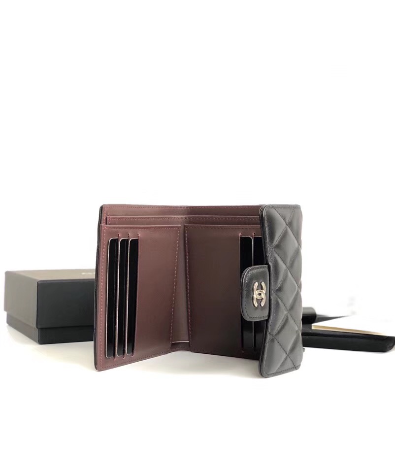 샤넬 지갑 램스킨 은장 AS-5099