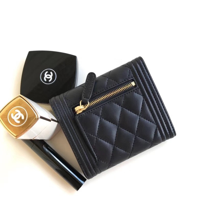 Chanel 샤넬 LEBOY 지갑 램스킨 금장 AS5088