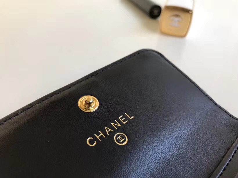 Chanel 샤넬 LEBOY 지갑 램스킨 금장 AS5088