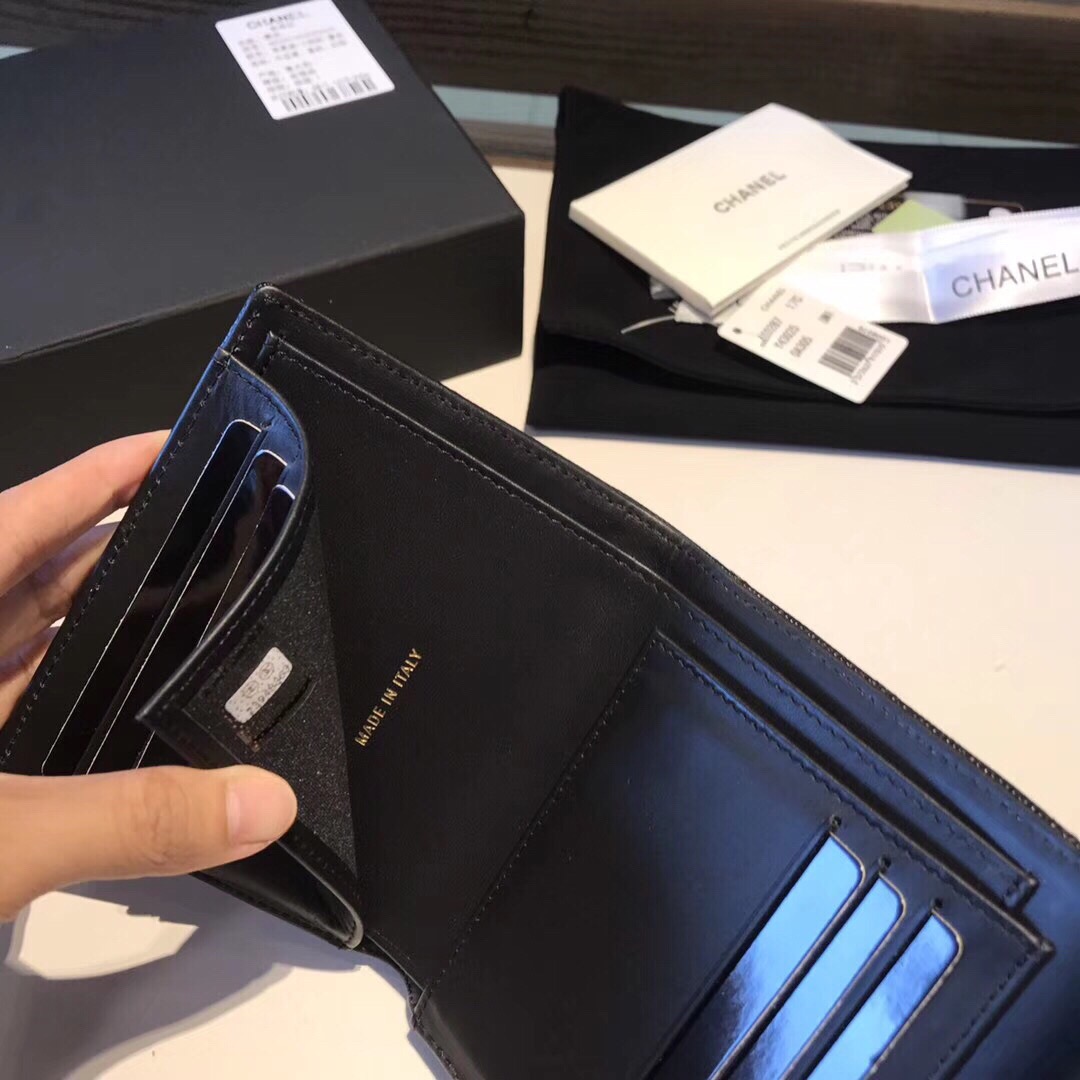 샤넬 캐비어 반지갑 11CM AS401052