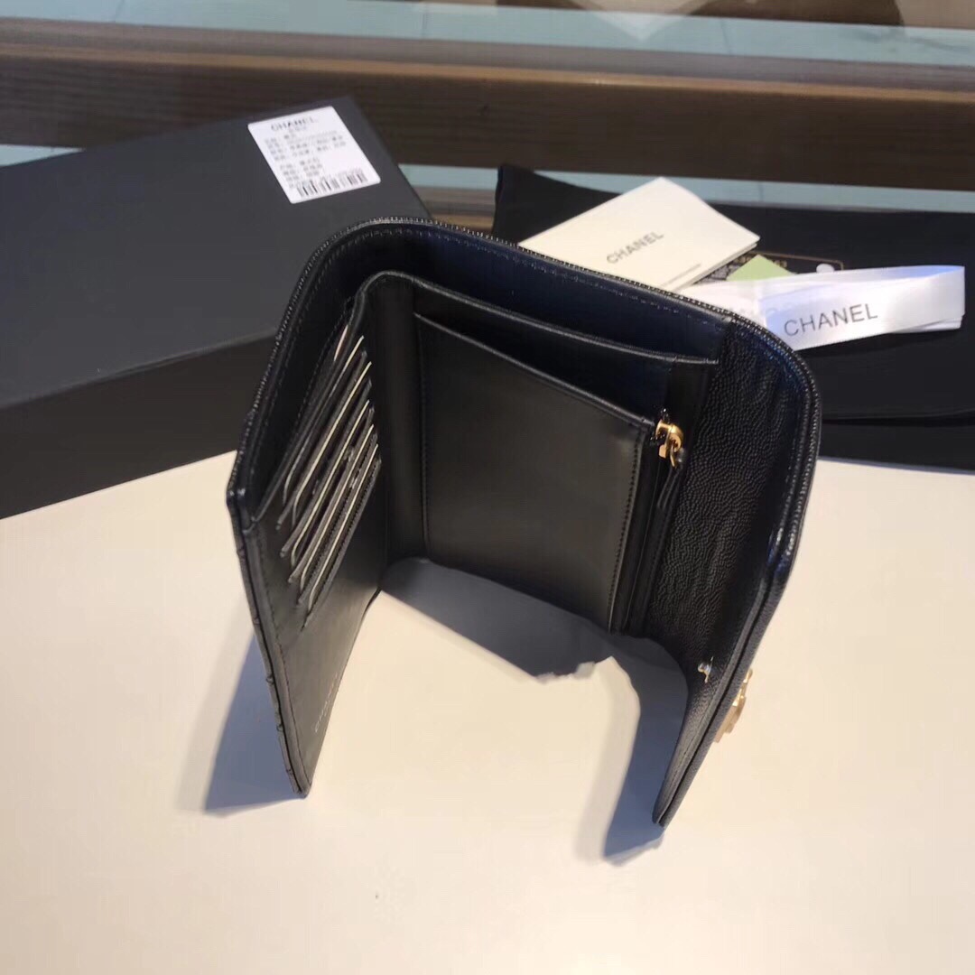 샤넬 캐비어 지갑 15CM AS40810