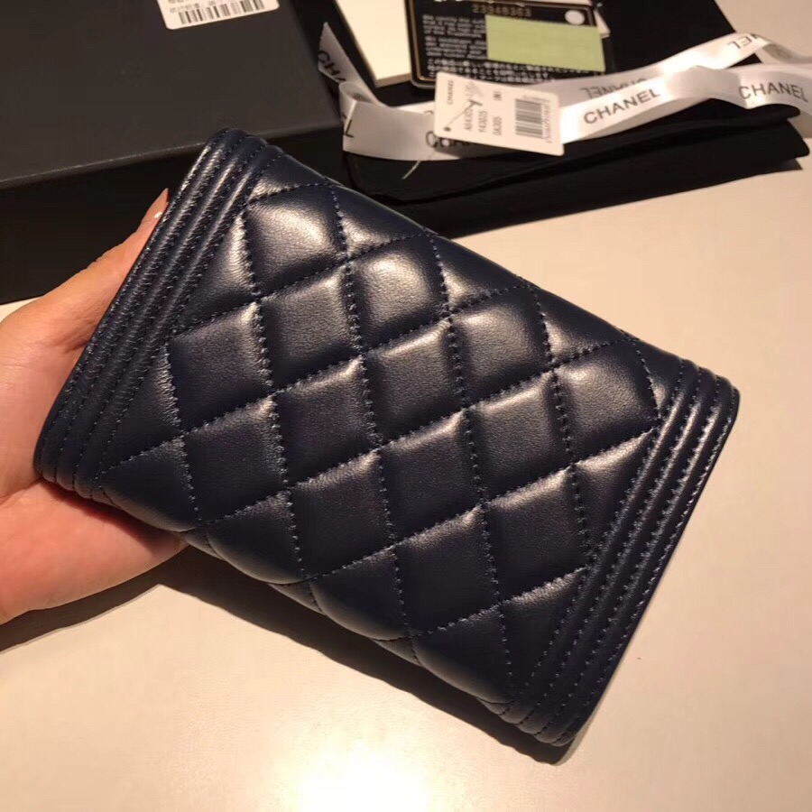 샤넬지갑 양가죽 금장 15CM AS87099