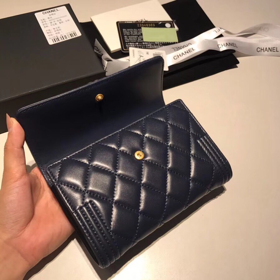 샤넬지갑 양가죽 금장 15CM AS87099