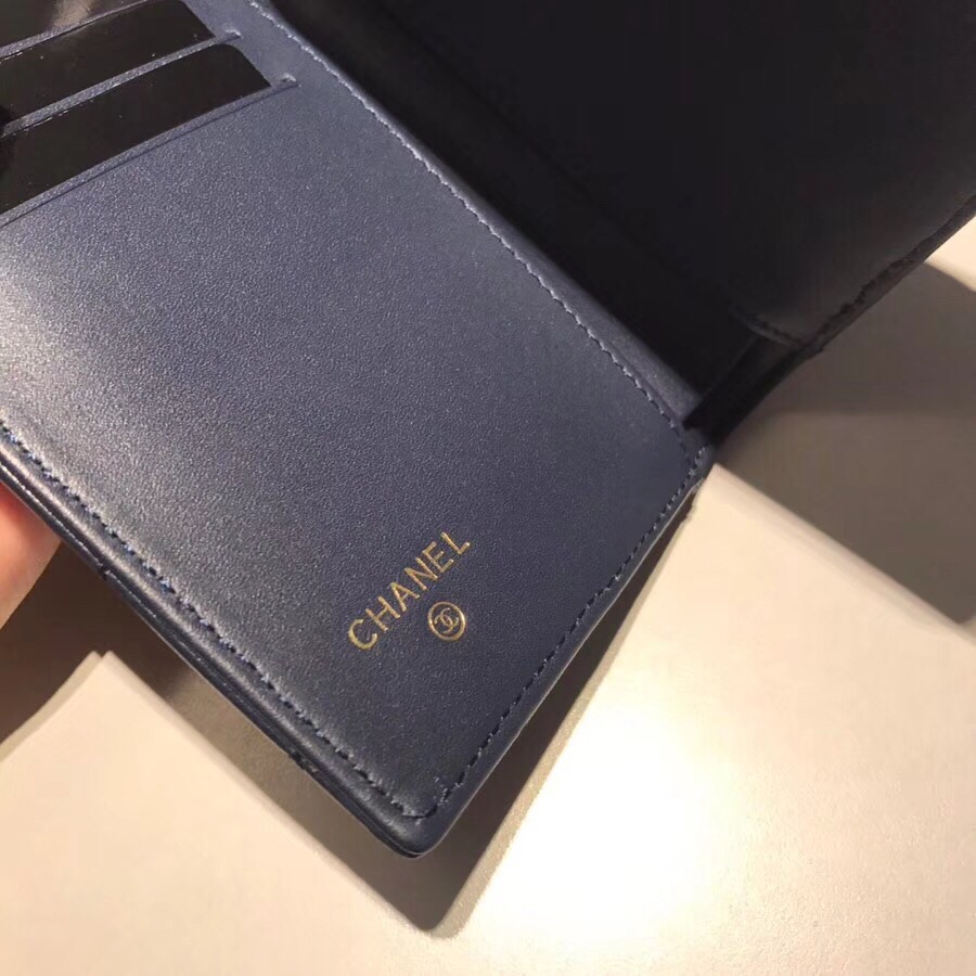 샤넬지갑 양가죽 금장 15CM AS87099