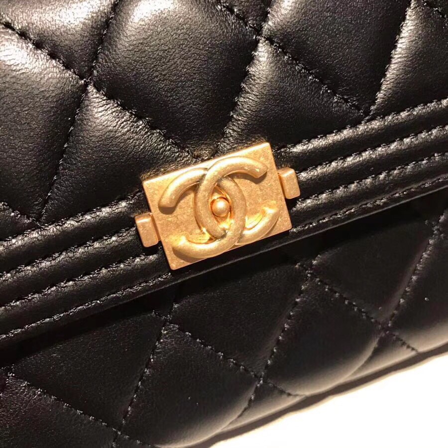 샤넬지갑 양가죽 금장 15CM AS87099