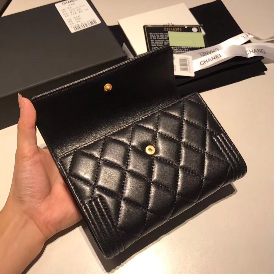 샤넬지갑 양가죽 금장 15CM AS87099