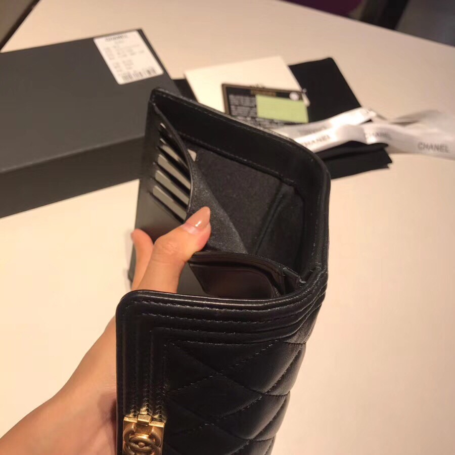 샤넬지갑 양가죽 금장 15CM AS87099