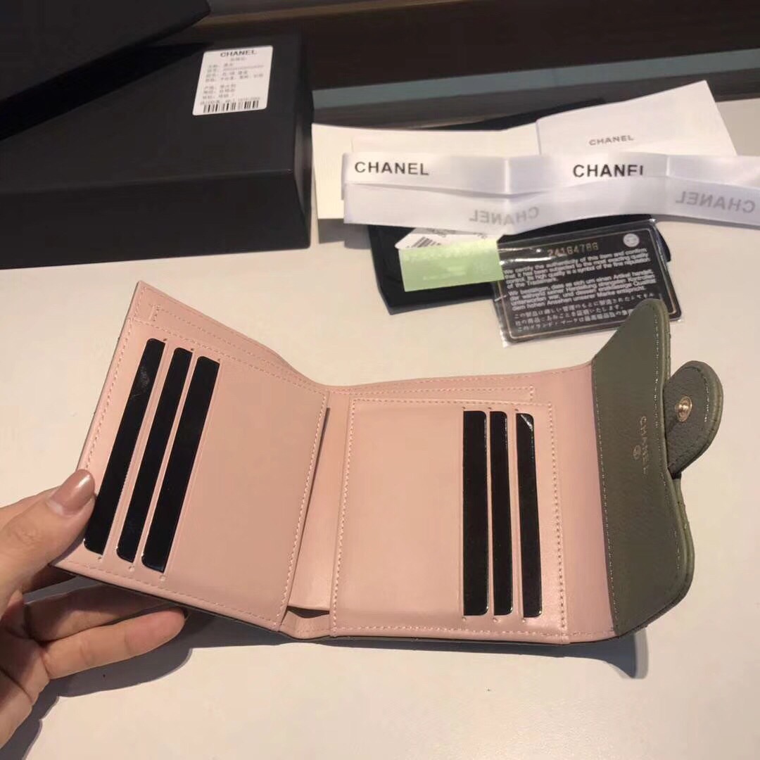 샤넬 캐비어 반지갑 11CM AS87005