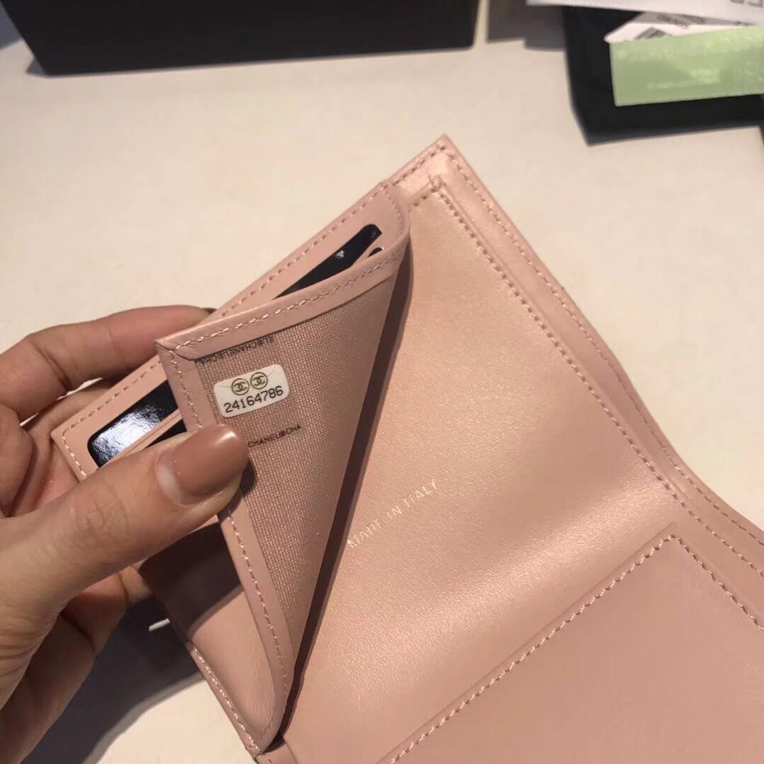 샤넬 캐비어 반지갑 11CM AS87005