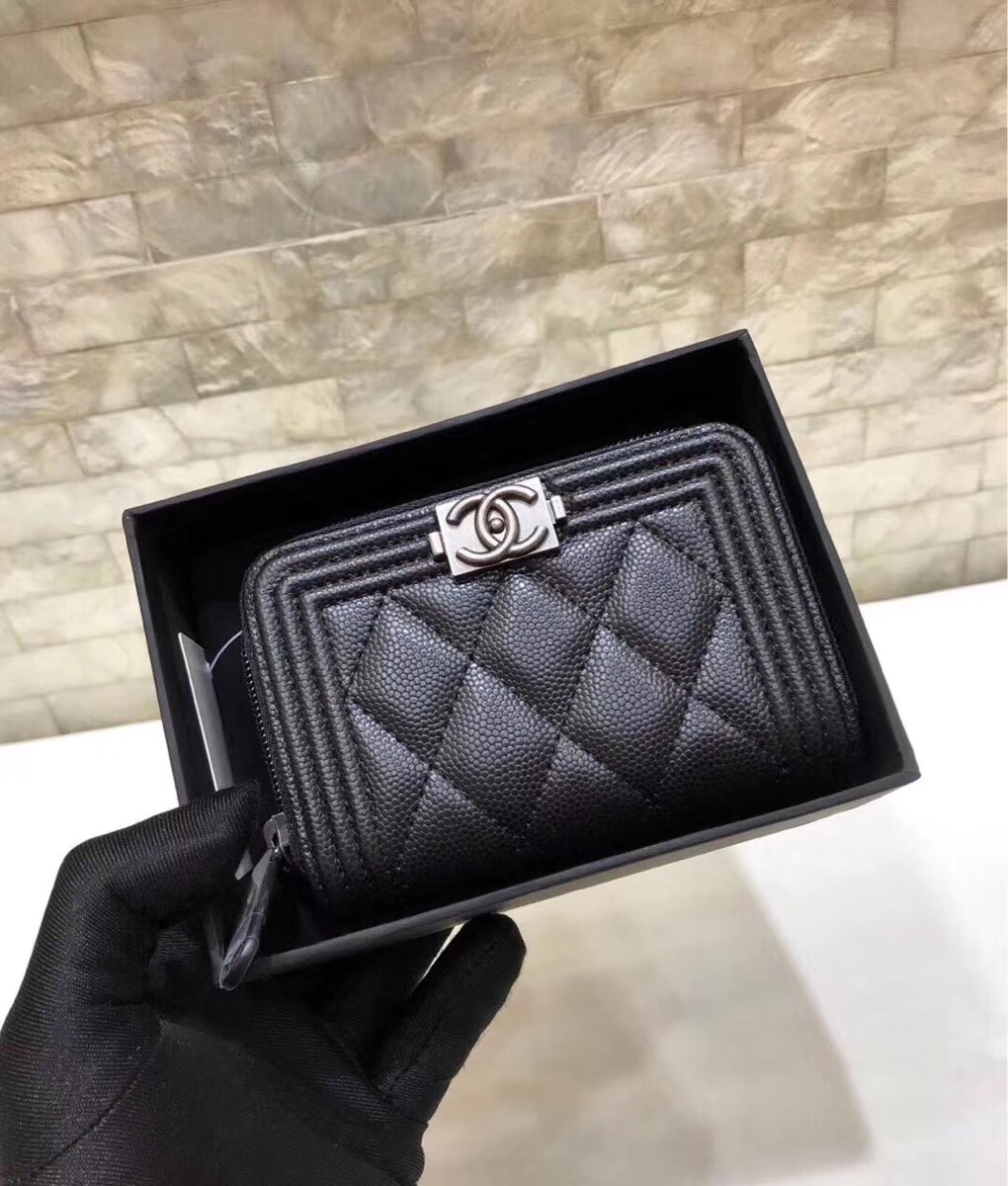 46위 CHANEL 샤넬 카드지갑&동전지갑 은장 10CM AS60026