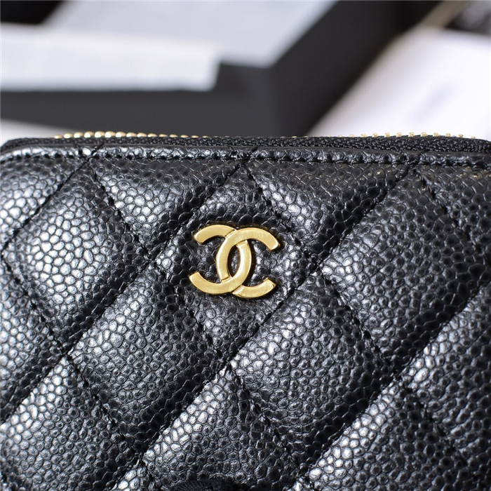 CHANEL 샤넬 캐비어 카드&동전지갑 C0018-1