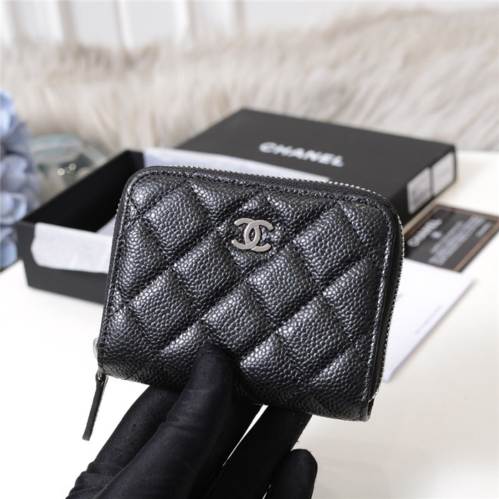 5위 CHANEL 샤넬 캐비어 카드&동전지갑 C0018-2