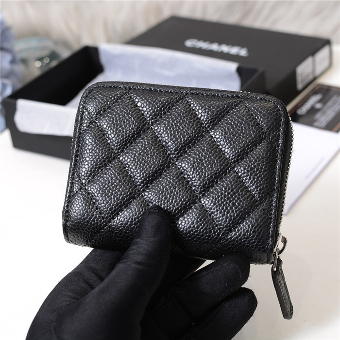5위 CHANEL 샤넬 캐비어 카드&동전지갑 C0018-2