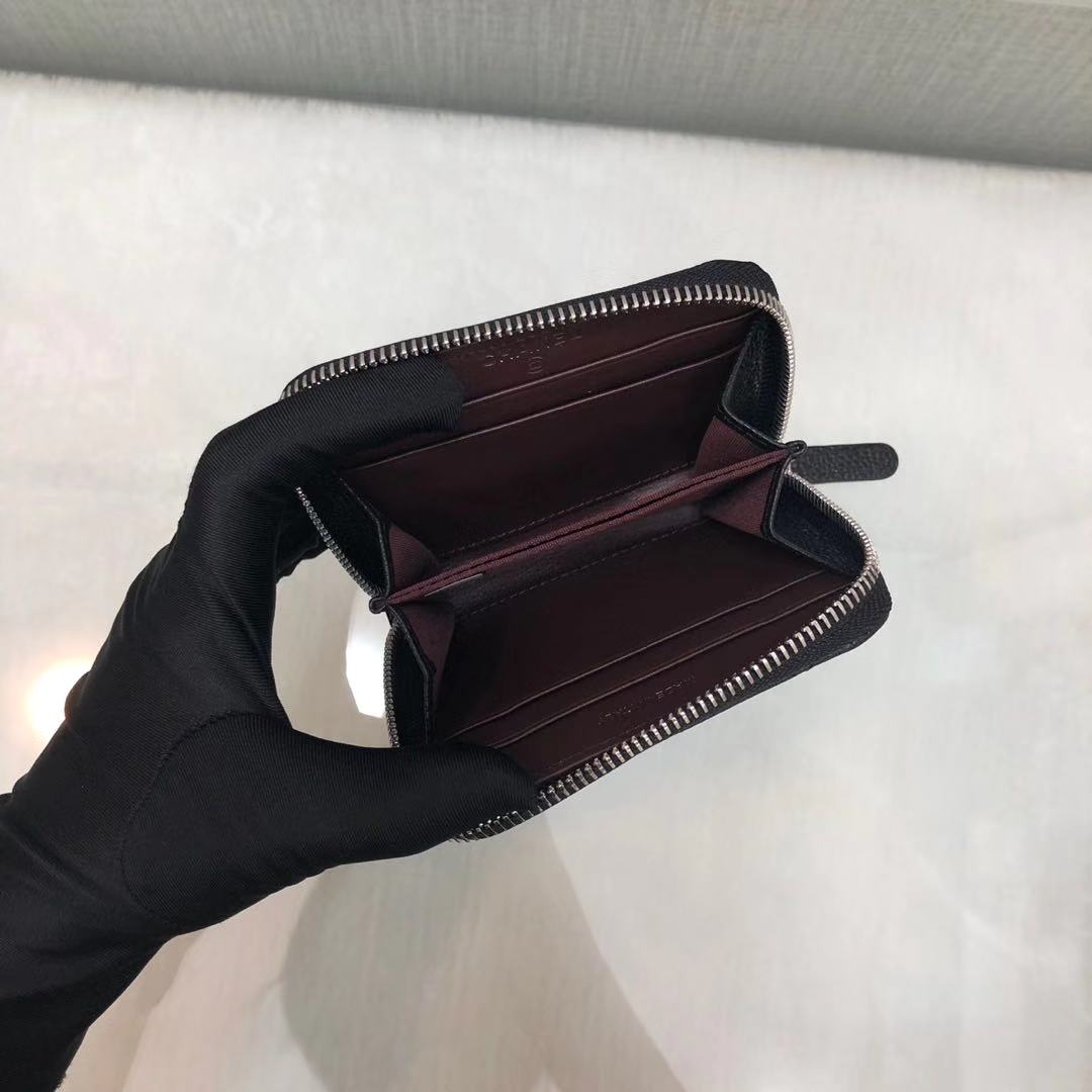 5위 CHANEL 샤넬 캐비어 카드&동전지갑 C0018-2