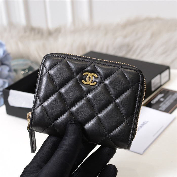 샤넬  램스킨  카드&동전지갑 C0019-1 2020/신상