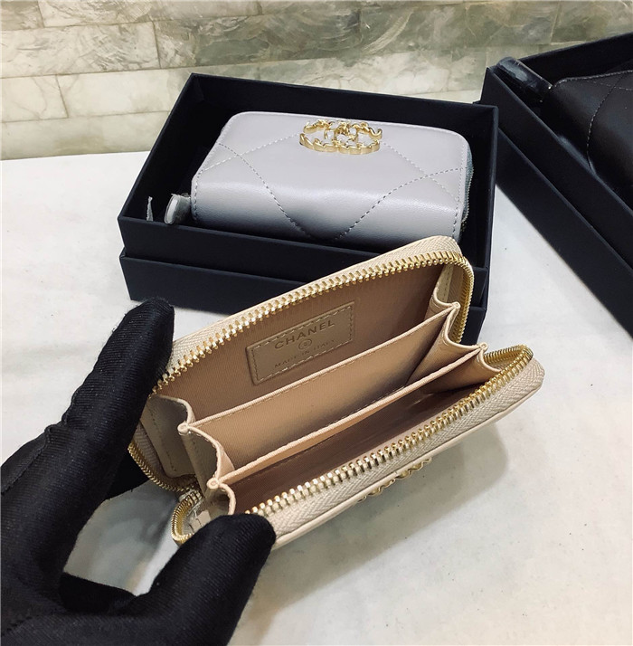 CHANEL 샤넬 지퍼 카드지갑 CA3720-2 신상