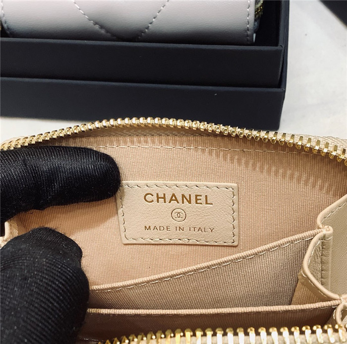 CHANEL 샤넬 지퍼 카드지갑 CA3720-2 신상