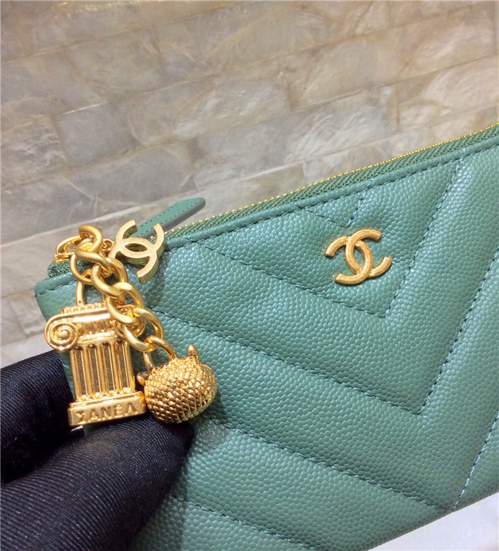 샤넬 케비어 금장 동전지갑 AS1010-2