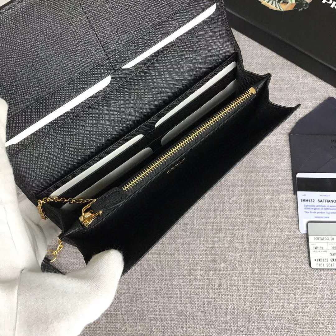 Prada 프라다 신상 장지갑 블랙