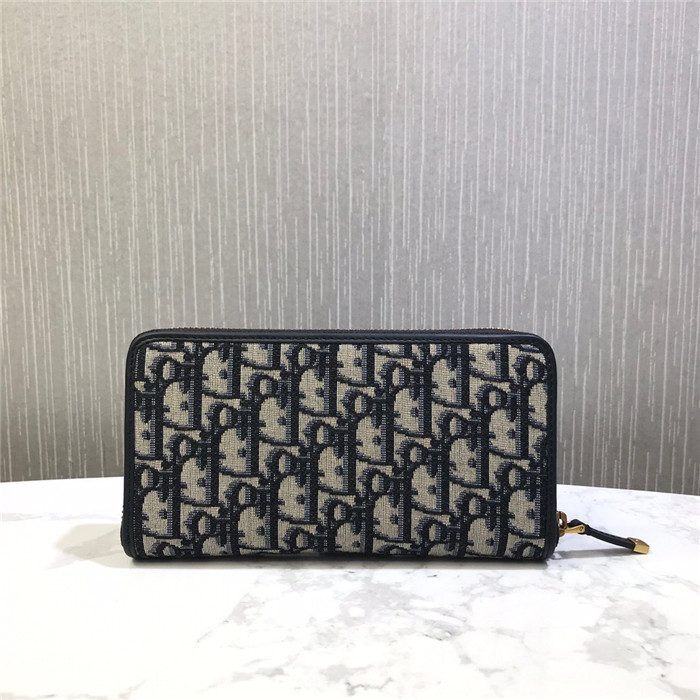 Dior 디올 오블리크 지퍼 장지갑 M017