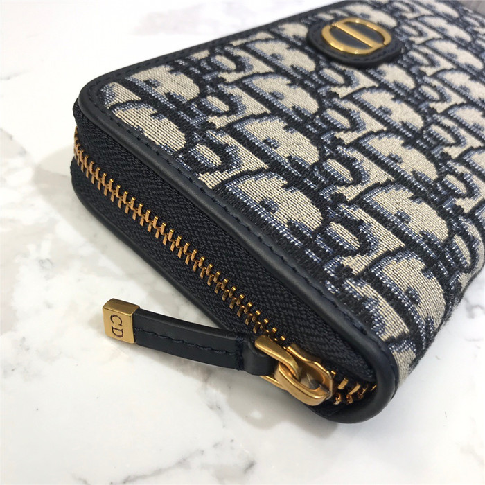 Dior 디올 오블리크 지퍼 장지갑 M017