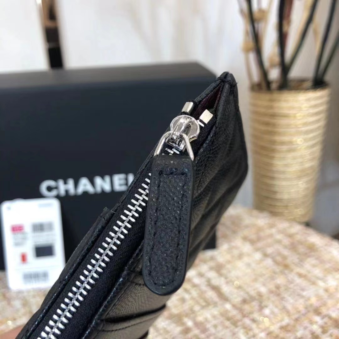 chanel 샤넬 캐비어 카드 지갑
